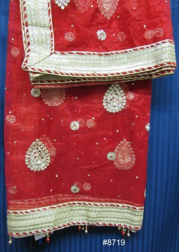 Mata Chunni 141 Surtido Rojo Tamaño Completo Mata Dupatta Indian Pooja Ghar Ambe Maa - Imagen 9 de 30