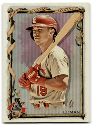 2023 Topps Allen & Ginter Silver Portrait Tommy Edman St. Louis ...