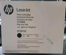 HP CF281JC 81X Black Toner Cartridge, High Yield LaserJet MFP M 630 Sealed