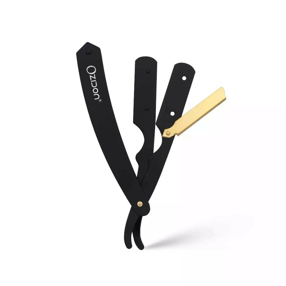 Foldable Razor Blade Professional Barber Hair Shaving Fold able straight Edge Razor Free ...