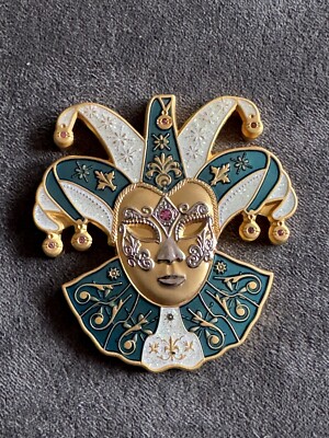 Geocaching Mardi Gras Masquerade Geocoin Summer Solstice Edition UNAKTIVIERT