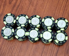 Lot 100 NEW CERROMAR BEACH CB $100 ab COIN Casino chip DORADO Puerto Rico poker — photo 7