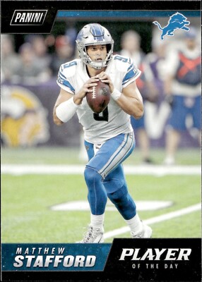 Matthew Stafford - 2018 Panini Player of the Day #12