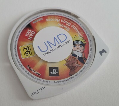 Jeu PSP Naruto Ultimate Ninja Heroes – Version PAL FR Complète, En Très Bon état
