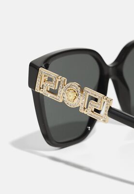VERSACE キャットアイフレムサンクラス 0VE4471B GB187 NEW Versace VE4471B-GB187-56 Sunglasses 56mm 100% Authentic