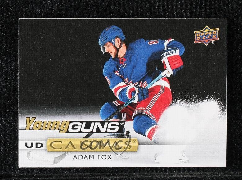 2019-20 Upper Deck UD Canvas Young Guns Adam Fox #C97 Rookie RC