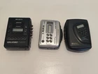 VTG 90s Sony Walkman Cassette WM-F2085 Black AM/FM Radio Aiwa Gran Prix Parts