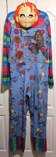 Chucky Costume Adult XL Child's Play Good Guys Jumpsuit Mask Halloween Disguise