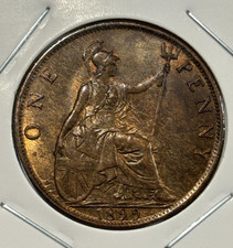 1899 Great Britain 1 Penny - Victoria Coin