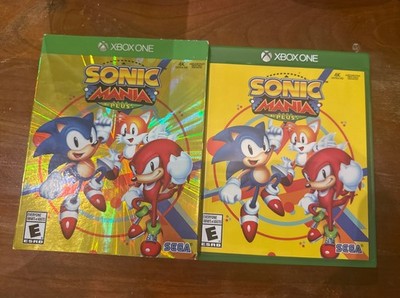 Sonic Mania Plus (Microsoft Xbox One, 2018) game w/ slipcase
