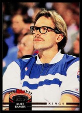Kurt Rambis, 1992-93 Stadium Club, #391, Sacramento Kings,