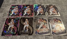 Dijonai Carrington 8 Card Panini Variation Lot Pink Cracked I’ve, Pink Shimmer +