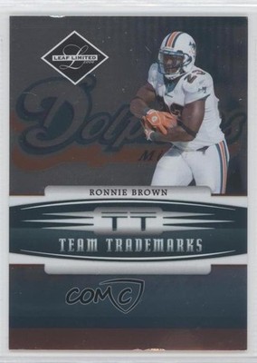2006 Leaf Limited Team Trademarks 86/100 Ronnie Brown #TT-20 0v1