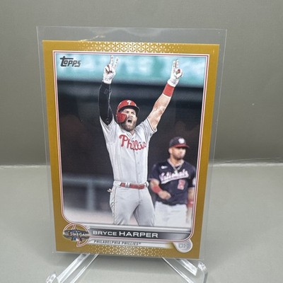 2022 Topps Update Series - 2022 Mlb All-Star Game Bryce Harper #ASG-47 Gold /75