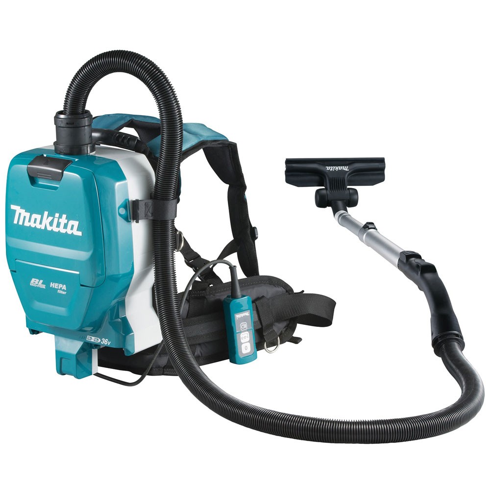 Makita  LXT BL Backpack Vacuum Cleaner 36V 2 x 18V Bare