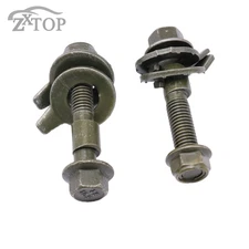 2 BOLTS 14MM FRONT LEFT & RIGHT CAMBER ALIGNMENT ADJUSTABLE CAM BOLTS KIT