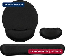 3PCS Keyboard Wrist Rest Set, Ergonomic Memory Foam Wrist Support with Keyboard