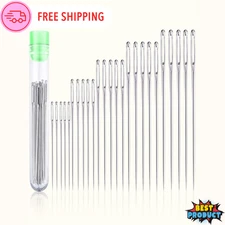 25pc Large Eye Hand Sewing Needle Cross Stitch Embroidery Needles For DIY Craft