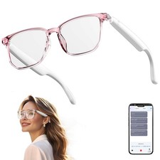 AI Glasses, Bluetooth 5.4 Translation Glasses with 144 Language  Accents, Bl...