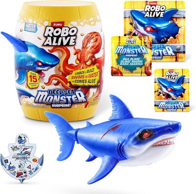 Robo Alive Tiefseemonster Überraschung Hai ohne Verpackung & elektronisches Tierspielzeug