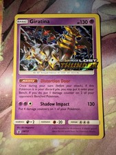 Pokemon Giratina SM151 Prerelease Black Star Promo Holo English Lost Thunder NM