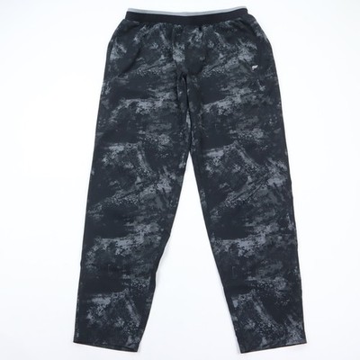 Fabletics Sportswear Athletic Pants Mens Large Black Gray Drawstring Pockets