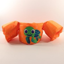 Puddle Jumper Orange Turtle Life Vest Jacket Toddler Child 33-55 lbs Kids Swim