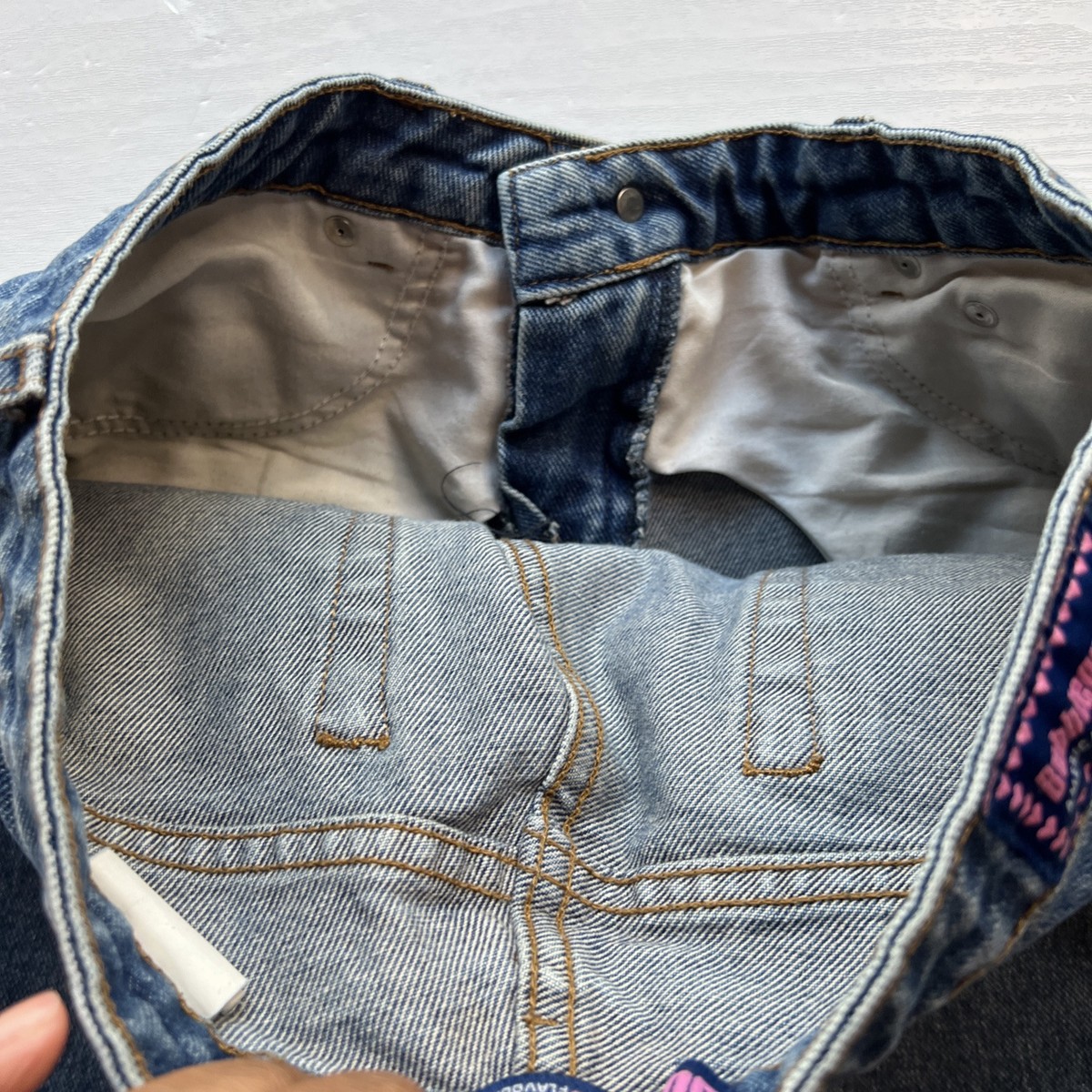 【VEQUM】BECK FULL FLARE JEANS Womens Vintage Bell Bottom Jeans Low Rise Stretchy