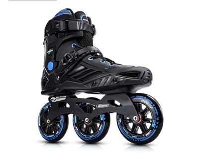 Inline Skates, 3 Wheels 110mm Roller Skates Blades for Adult & Youth 3WD-9-9.5