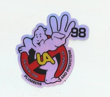 UA LOCAL 398 POMONA CA  PLUMBERS & PIPEFITTERS GHOSTBUSTERS Holographic Sticker