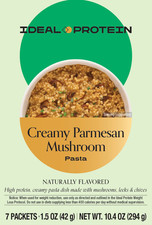 Creamy Parmesan Mushroom Pasta - Ideal Protei...