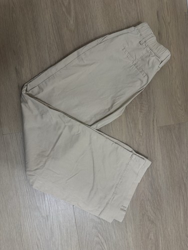 Abercrombie & Fitch lockere khaki Hose Damen 24 hellbeige weites Bein Relaxed Fit - Bild 4 von 7