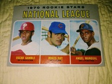 1970 Topps #654 High # R/C Oscar Gamble/Boots Day/Angel Mangual NM+ or Better 