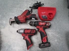 Milwaukee M12 Tool 3 Piece Combo Kit + 1 Battery & Charger
