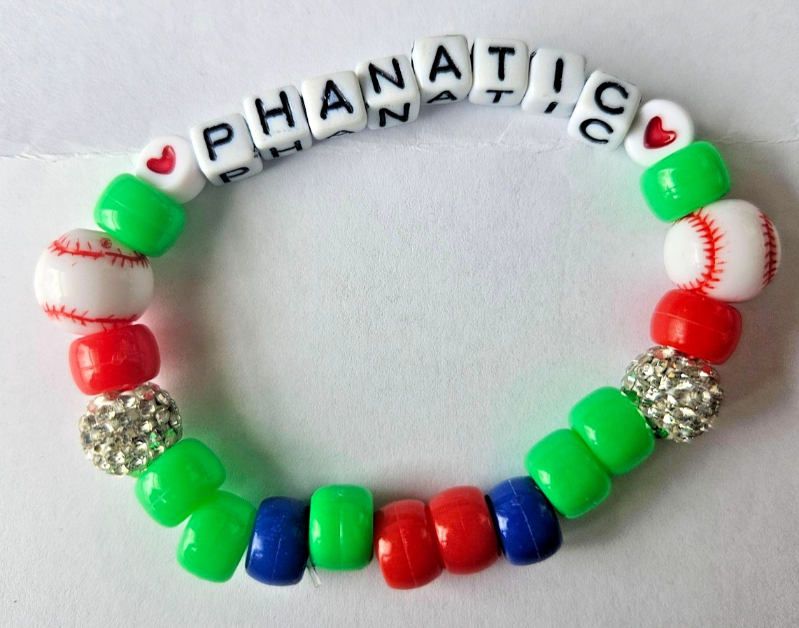 PHANATIC Philadelphia Phillies Beaded Stretch Bracelet