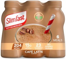 SlimFast 6x325ml Ready To Drink Shakes Mixed Flavours Meal Replacement