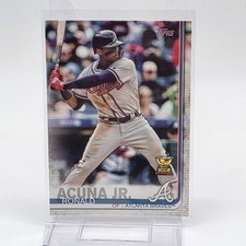 Ronald Acuna Jr 2019 Topps Series 1 Baseball Card #1 Atlanta Braves Rookie Cup