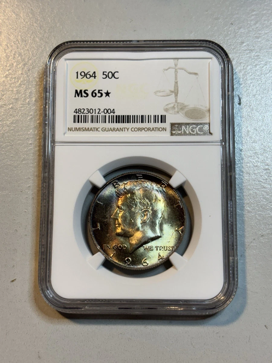 MS 65 Graded 1964 Kennedy US Half Dollars (1964-Now) for sale | eBay