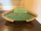 Bruno Kark Oval Facet Vase | Textured Bay Area Studio Pottery Signed | Ikebana — photo 5