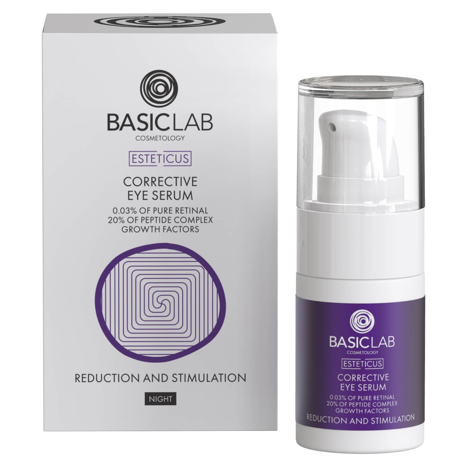 Basiclab Cosmetology Esteticus Rejuvenating Eye Serum With Firming Effect 15 Ml - Image 2