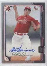 2015 Bowman Prospects Auto Silver 290/499 Steven Farinaro #PA-SF Auto 0v1