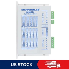 DM860Y Digital Stepper Motor Driver 2.4-7.2A 18-80VAC / 36-110VDC for Nema 34