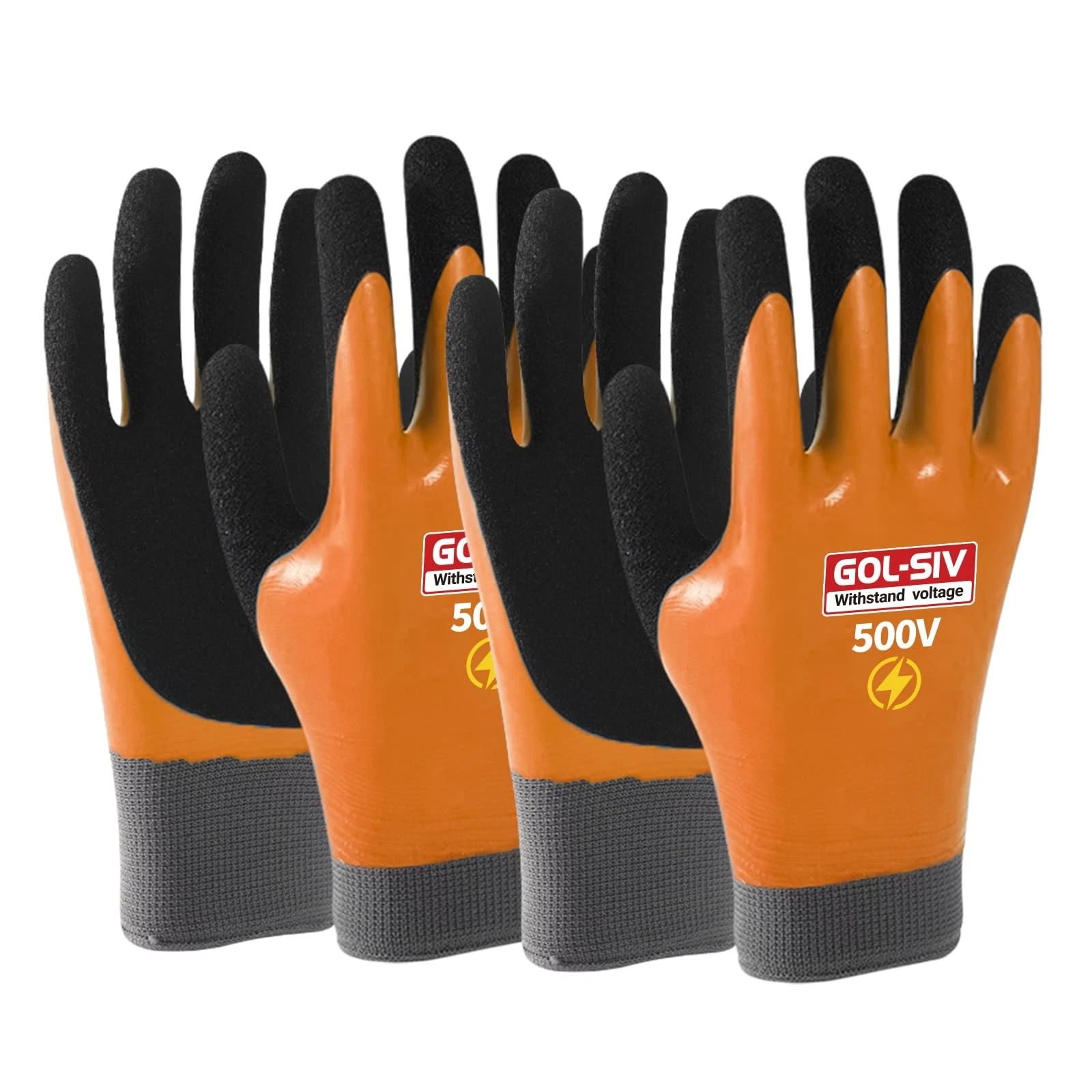 GOL-SIV Electrical Insulated Gloves, 500V High Voltage Resistance Electrician...
Opens in a new wind