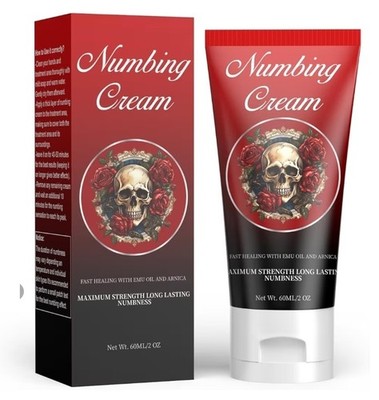 Extra Strength Numbing Cream 50 mL   Fast-Absorbing with Emu Oil & Arnica