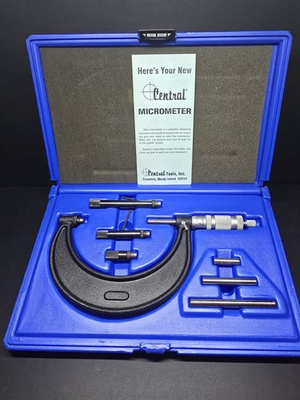 #ad #ad Central Tools 6205 Range Micrometer 0 4quot; Micrometer Range Style Made $89.98