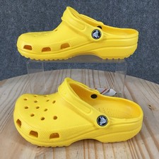 Crocs Classic Clog Shoes Youth 2 Slip On Perforated Comfort Round Toe Yellow NEW