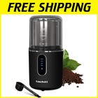 Portable Coffee Bean Grinder with Removable Bowl - Perfect for Camping & Travel