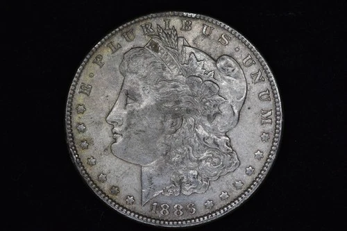 1886 P $1 Morgan 90% Silver Dollar AU