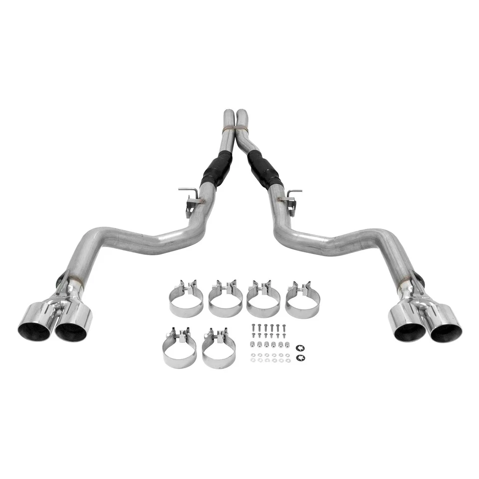 For Dodge Challenger 15-23 Exhaust System Outlaw Stainless Steel Cat-Back Foto 3 de 4