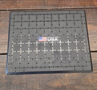 YakAttack ShortStak Solo Storage Box Low Profile Crate W/ Lid 13"x16" Blk